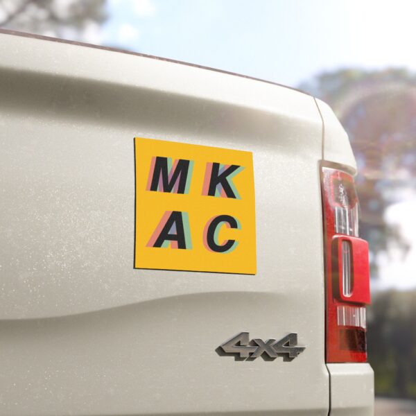 MKAC Car Magnet - 5" x 5" - Image 3